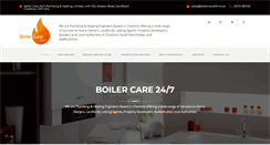 Desktop Screenshot of boilercare247.co.uk