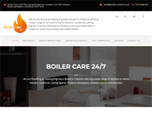 Tablet Screenshot of boilercare247.co.uk